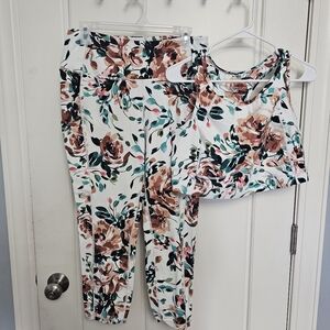 Torrid Active Leggings Bra Matching Set